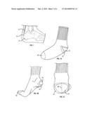 SOCK WITH HEEL PADDING AND METHOD OF MAKING SAME diagram and image