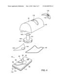 SYSTEM FOR VENTING BAD ODORS FROM A TOILET BOWL diagram and image