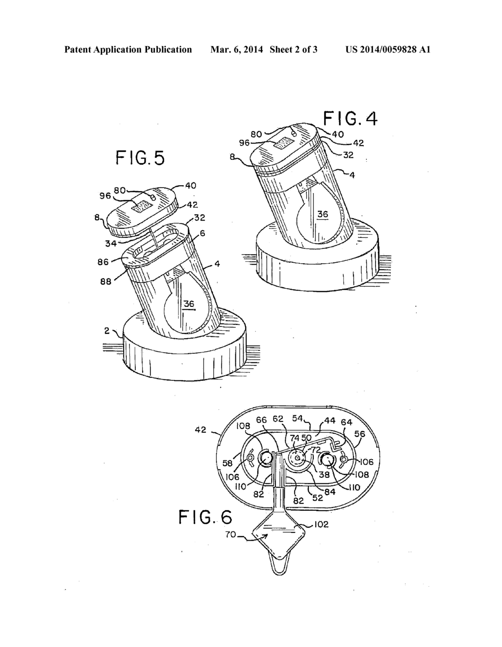 APPARATUS, SYSTEM AND METHOD FOR SECURING, ATTACHING AND/OR DETACHING A     DEVICE TO A FIXTURE - diagram, schematic, and image 03