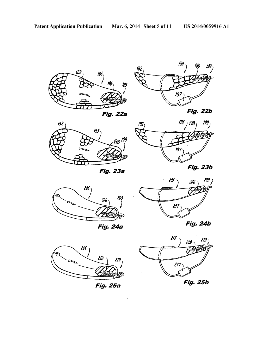 Rubber or soft plastic fishing spoon lure - diagram, schematic, and image 06