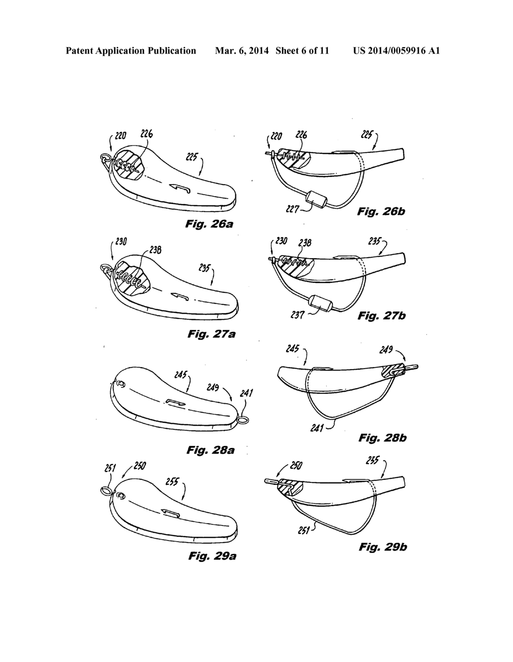 Rubber or soft plastic fishing spoon lure - diagram, schematic, and image 07