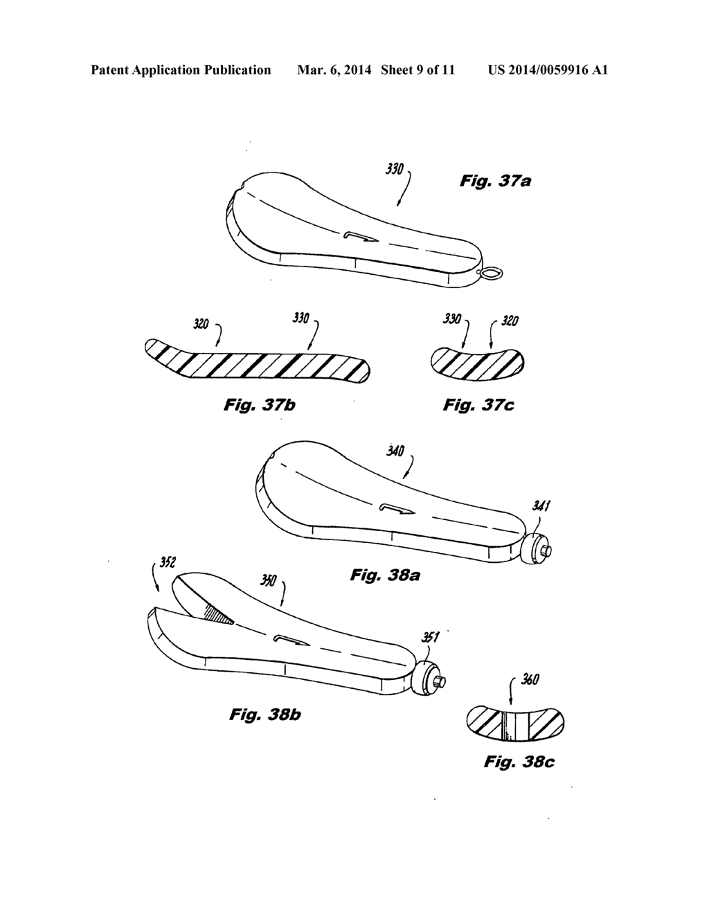 Rubber or soft plastic fishing spoon lure - diagram, schematic, and image 10