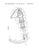 Door Assembly, in Particular for a Helicopter, Provided with an Emergency     Release Device diagram and image