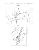 Door Assembly, in Particular for a Helicopter, Provided with an Emergency     Release Device diagram and image