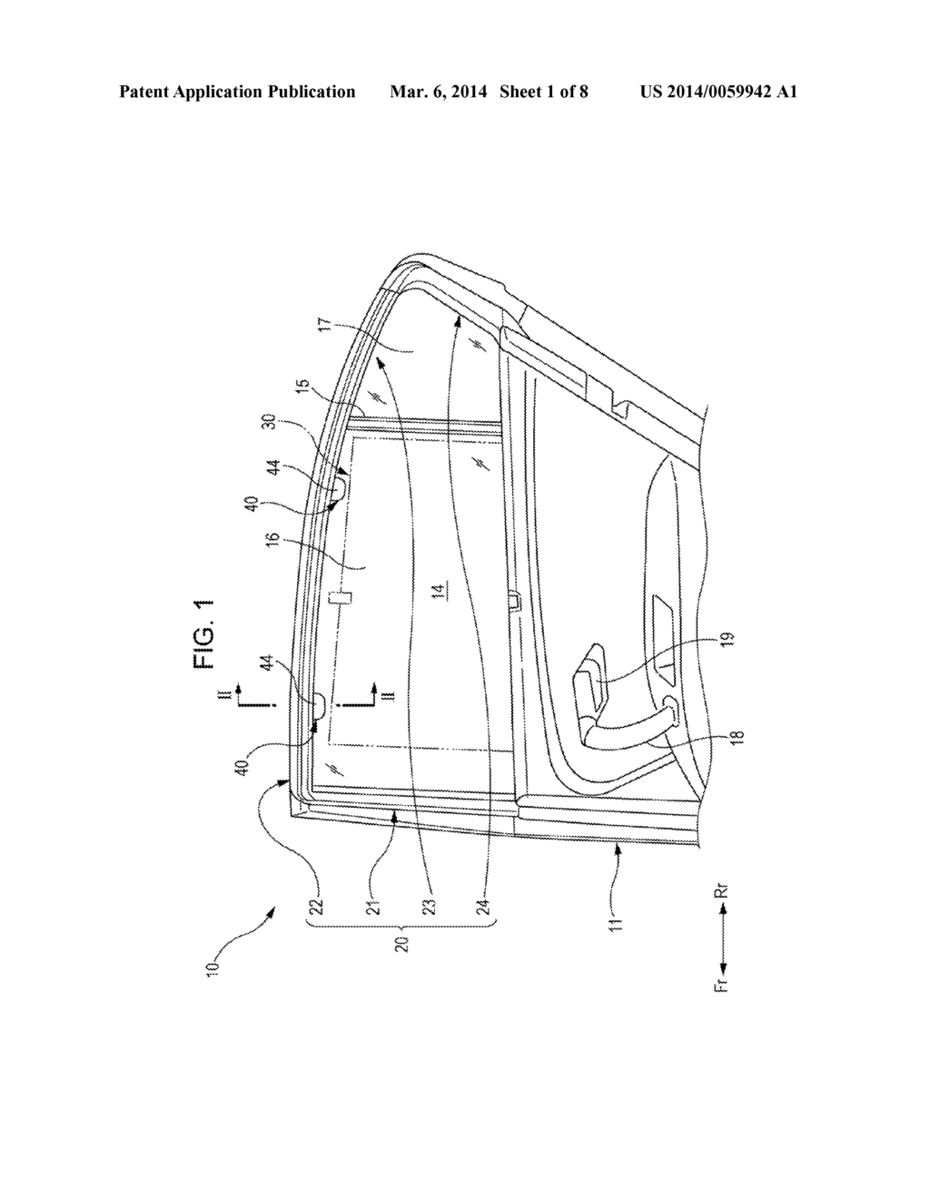 HOOK MEMBER FOR VEHICULAR DOOR SASH AND VEHICULAR DOOR SASH INCLUDING THE     SAME - diagram, schematic, and image 02