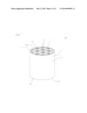 PLUGGED HONEYCOMB STRUCTURE diagram and image