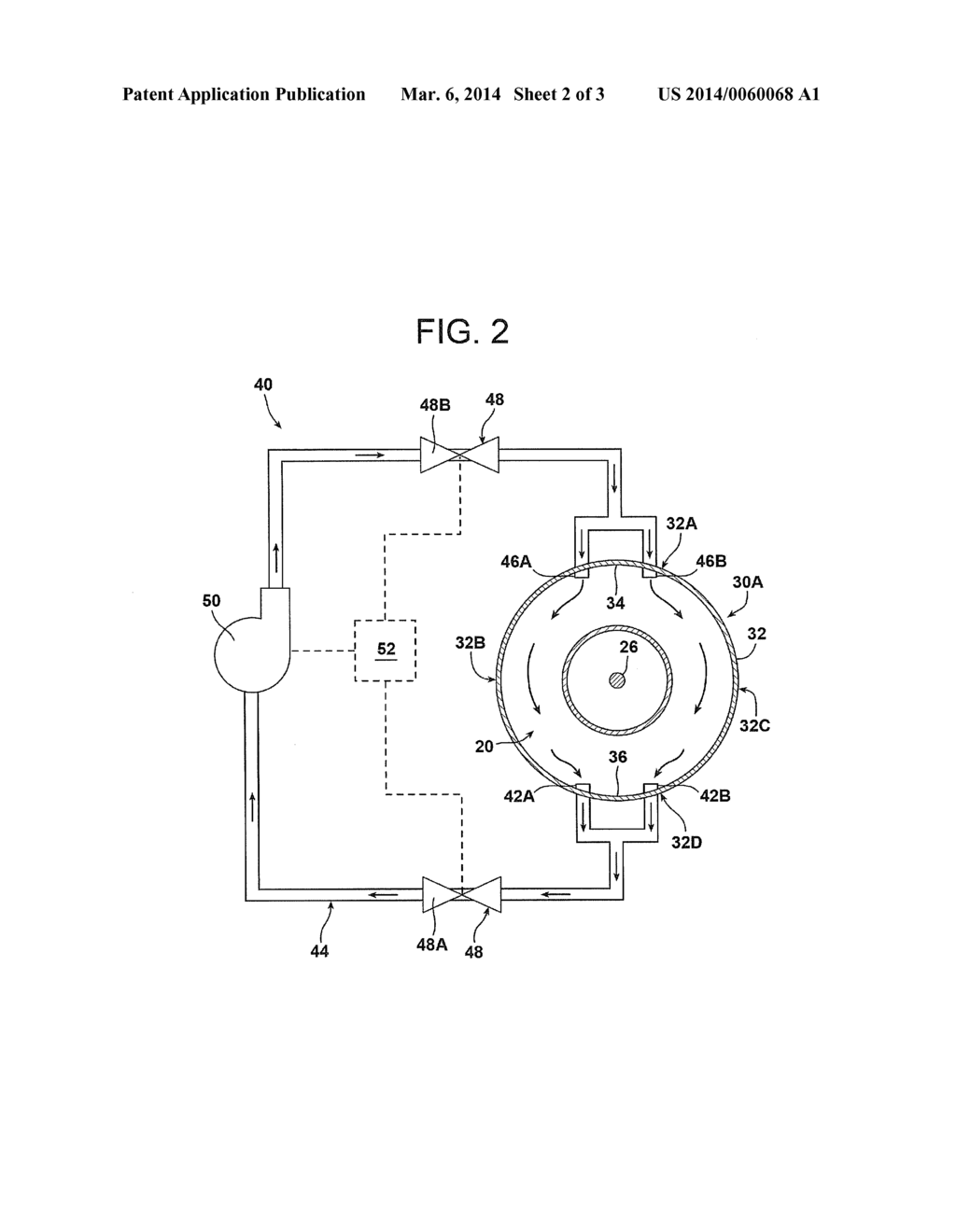 METHOD FOR OPERATING A GAS TURBINE ENGINE INCLUDING A COMBUSTOR SHELL AIR     RECIRCULATION SYSTEM - diagram, schematic, and image 03