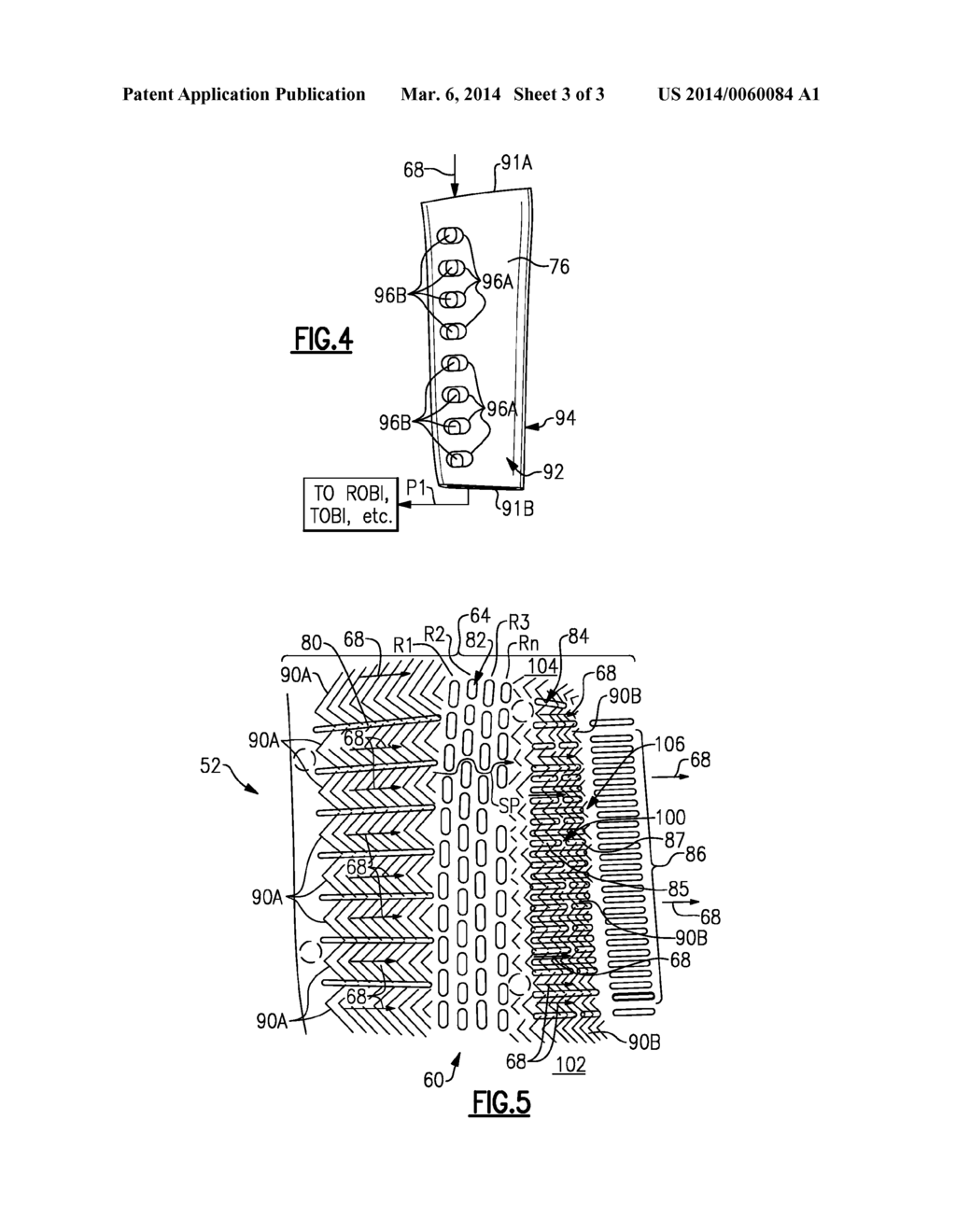 GAS TURBINE ENGINE AIRFOIL COOLING CIRCUIT ARRANGEMENT - diagram, schematic, and image 04