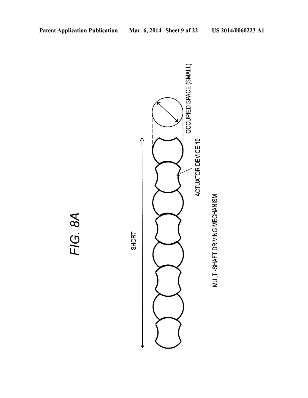 ACTUATOR DEVICE, MULTI-SHAFT DRIVING DEVICE, AND ROBOT DEVICE - diagram, schematic, and image 10