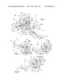 VEHICLE PEDAL ASSEMBLY WITH SECURING DEVICE IN CASE OF IMPACT diagram and image