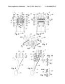 VEHICLE PEDAL ASSEMBLY WITH SECURING DEVICE IN CASE OF IMPACT diagram and image