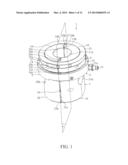 TENSION DEVICE FOR PRESTRESSING AN ASSEMBLY BY MEANS OF A THREADED ROD,     AND METHOD FOR ASSEMBLING THE TENSION DEVICE diagram and image