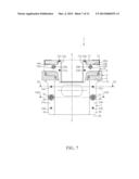 TENSION DEVICE FOR PRESTRESSING AN ASSEMBLY BY MEANS OF A THREADED ROD,     AND METHOD FOR ASSEMBLING THE TENSION DEVICE diagram and image