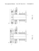 TENSION DEVICE FOR PRESTRESSING AN ASSEMBLY BY MEANS OF A THREADED ROD,     AND METHOD FOR ASSEMBLING THE TENSION DEVICE diagram and image