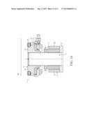 TENSION DEVICE FOR PRESTRESSING AN ASSEMBLY BY MEANS OF A THREADED ROD,     AND METHOD FOR ASSEMBLING THE TENSION DEVICE diagram and image