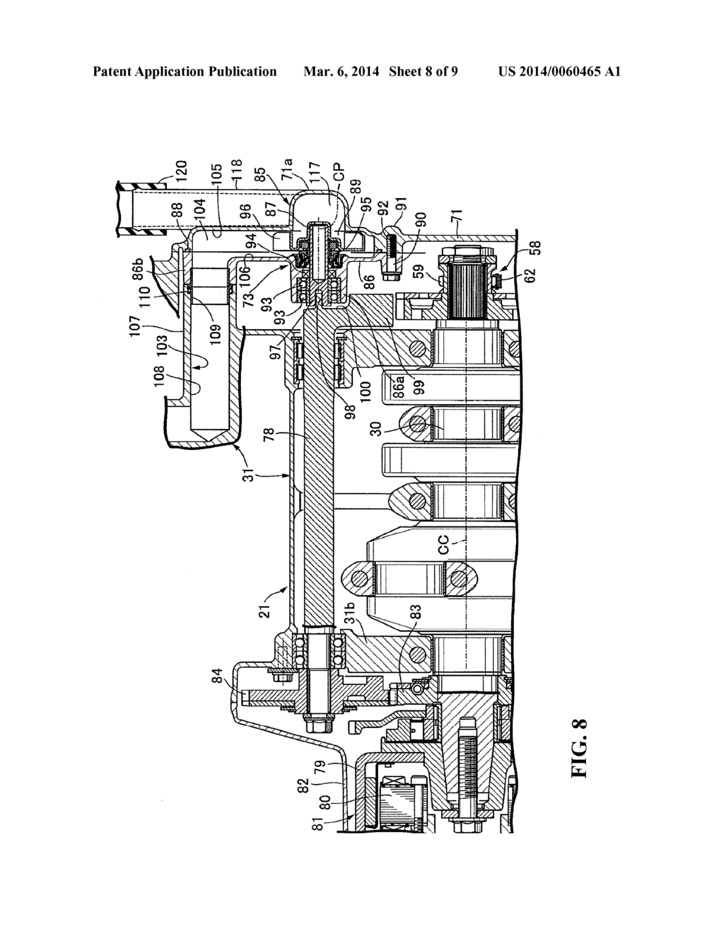 WATER COOLED INTERNAL COMBUSTION ENGINE FOR VEHICLE - diagram, schematic, and image 09