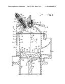 INTERNAL COMBUSTION ENGINE WITH SHROUDED INJECTION VALVE AND PRECOMBUSTION     CHAMBER SYSTEM diagram and image