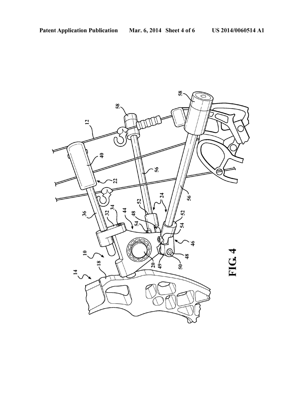 STOP BRACKET APPARATUS FOR AN ARCHERY BOW - diagram, schematic, and image 05