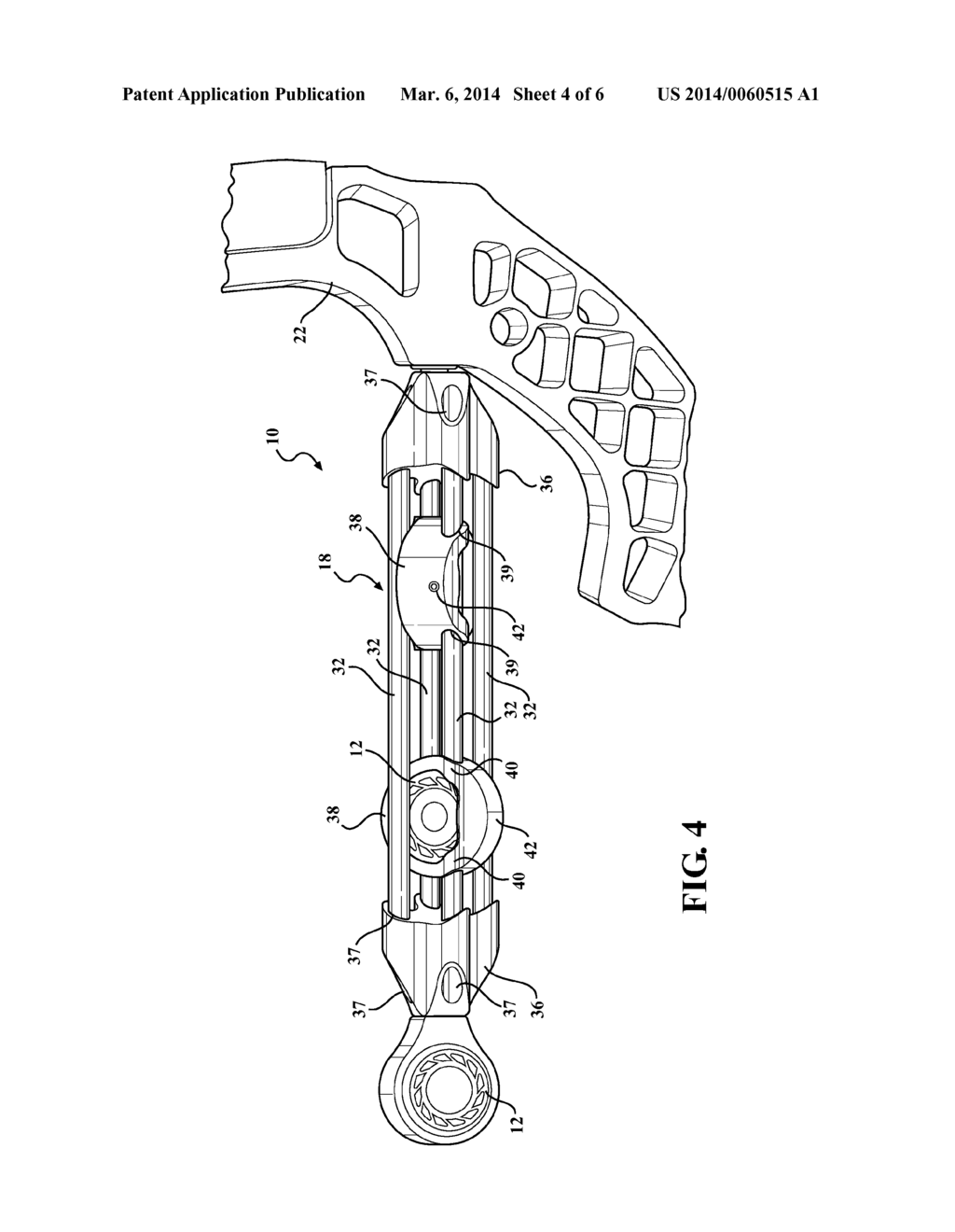 APPARATUS FOR MOUNTING A DAMPENER AND/OR STABILIZER TO AN ARCHERY BOW - diagram, schematic, and image 05