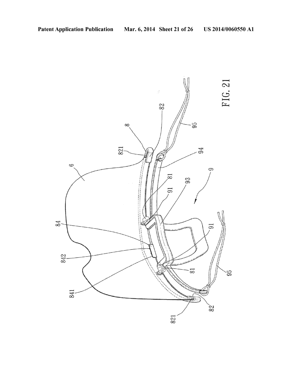 DETACHABLE ADJUSTABLE MOUTH MASK - diagram, schematic, and image 22