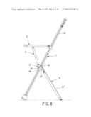 WALKING STICK CHAIR diagram and image