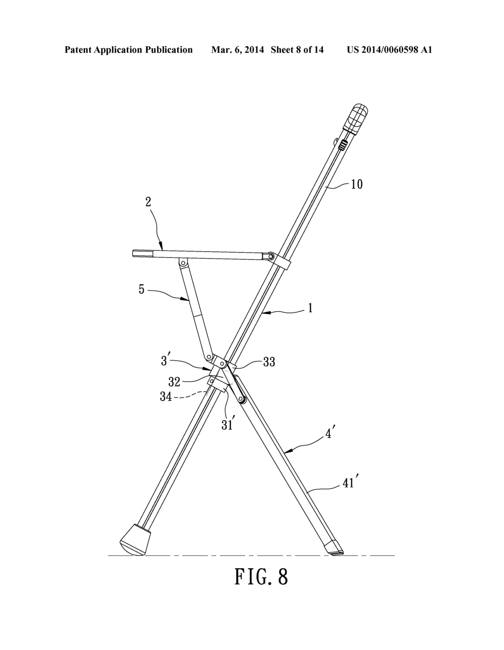 WALKING STICK CHAIR - diagram, schematic, and image 09