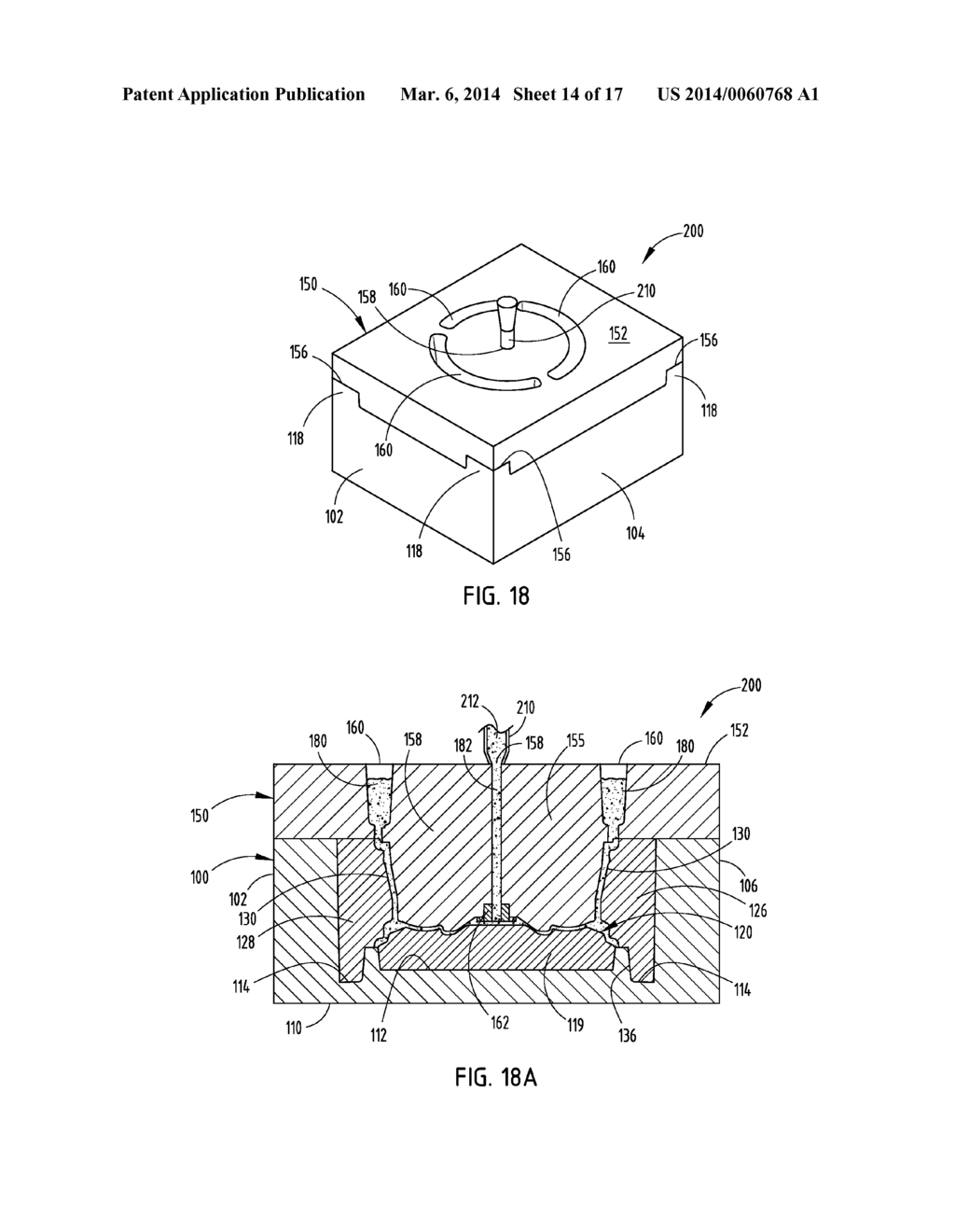 SAND PRINTED MOLD PACKAGE FOR CASTING A WHEEL ASSEMBLY HAVING DIRECTIONAL     SOLIDIFICATION FEATURES - diagram, schematic, and image 15