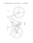 BICYCLE, IN PARTICULAR MOUNTAIN BIKE, WITH AN ELECTRICAL DRIVE diagram and image