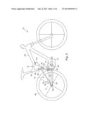 BICYCLE, IN PARTICULAR MOUNTAIN BIKE, WITH AN ELECTRICAL DRIVE diagram and image