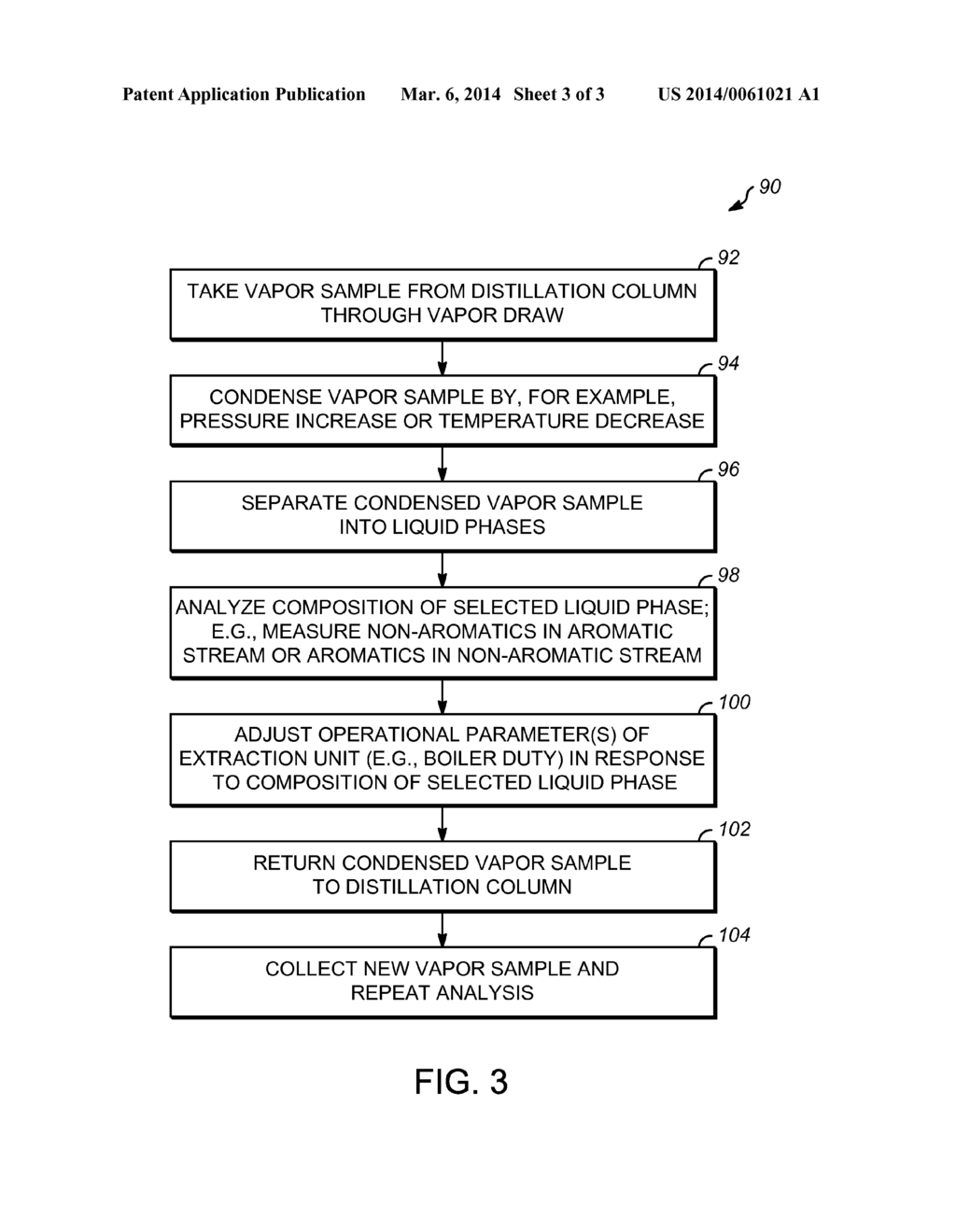 METHODS AND EXTRACTION UNITS EMPLOYING VAPOR DRAW COMPOSITIONAL ANALYSIS - diagram, schematic, and image 04