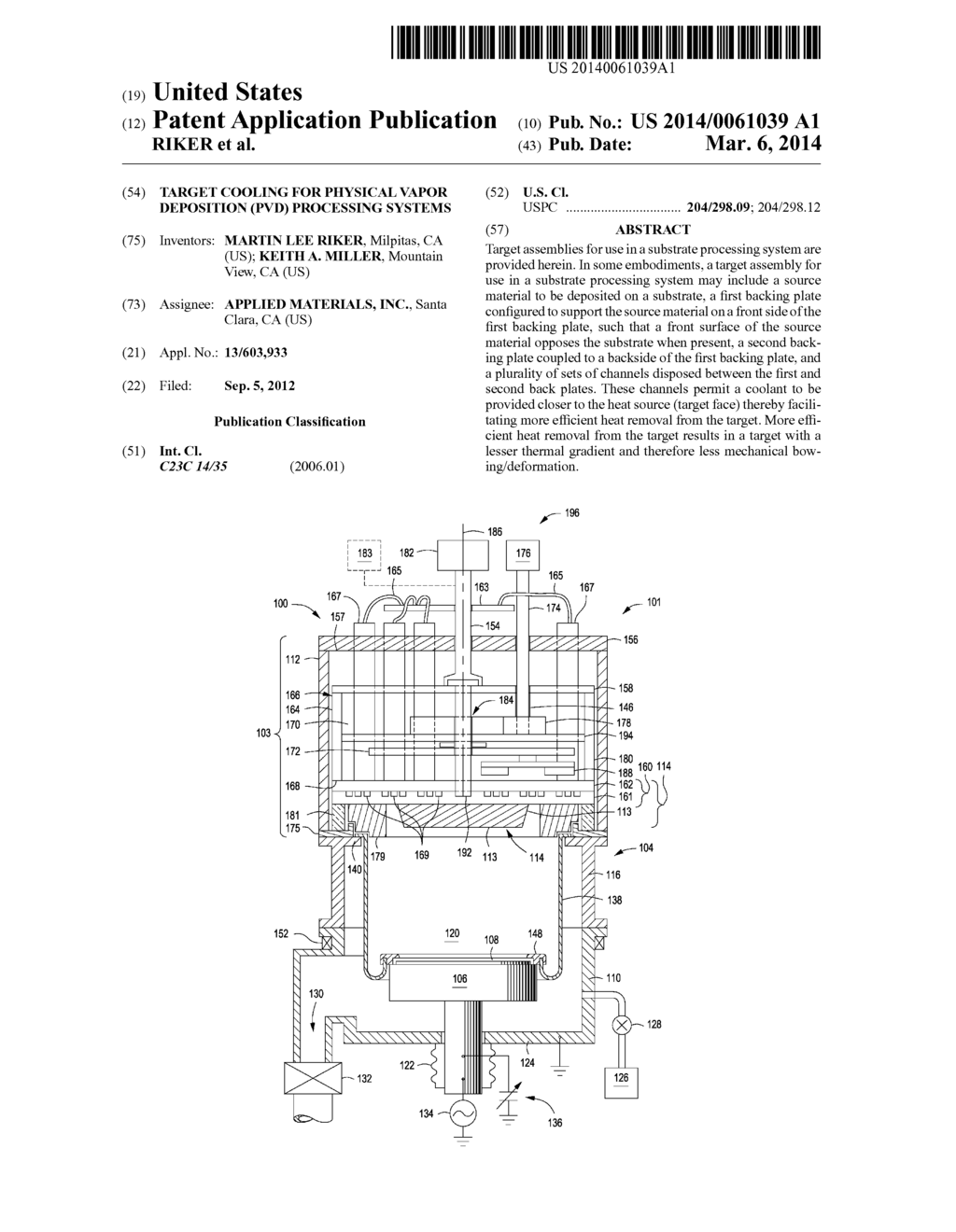 TARGET COOLING FOR PHYSICAL VAPOR DEPOSITION (PVD) PROCESSING SYSTEMS - diagram, schematic, and image 01