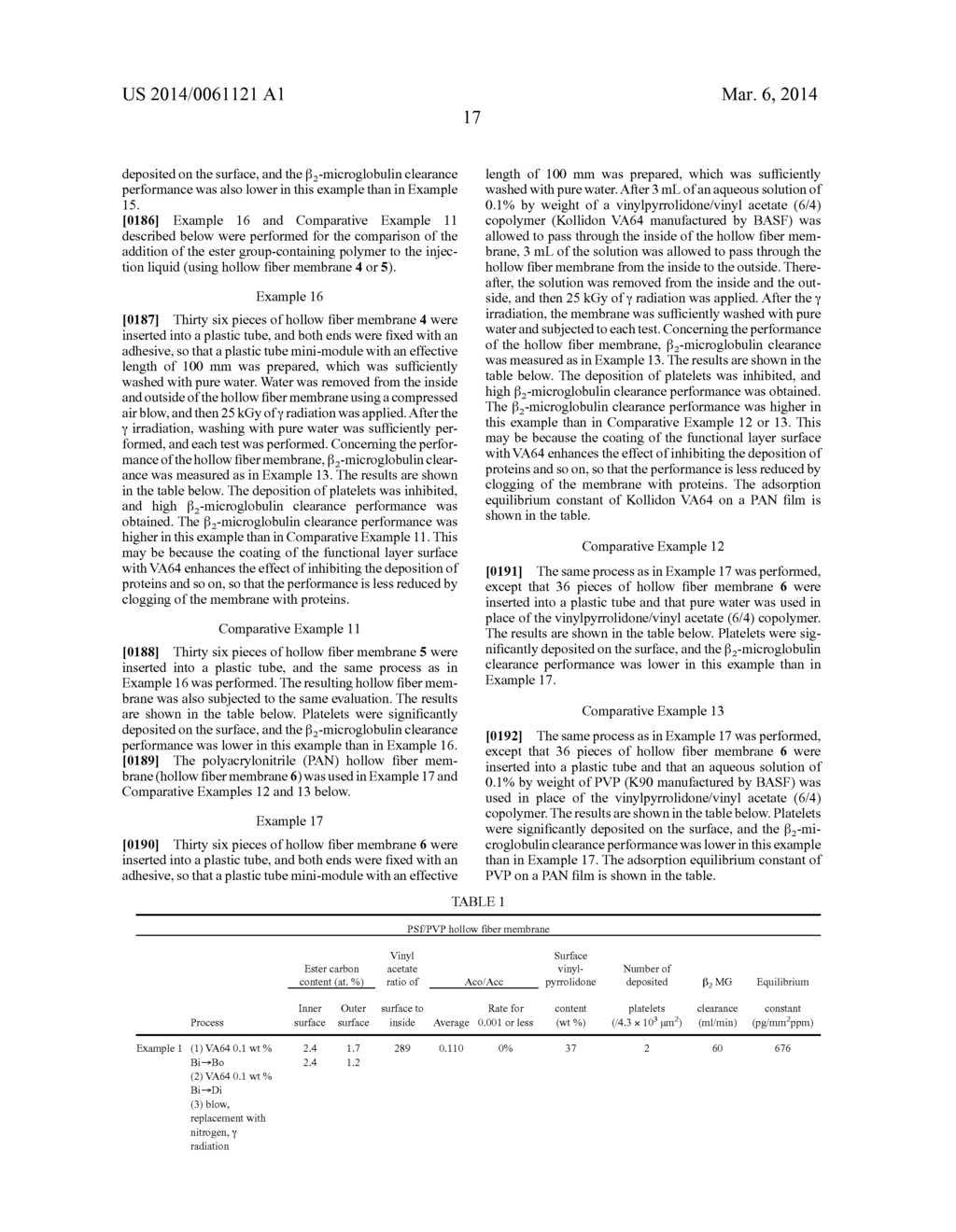 SEPARATION MEMBRANE, METHOD OF PRODUCING THE SAME AND SEPARATION MEMBRANE     MODULE USING THE SEPARATION MEMBRANE - diagram, schematic, and image 20