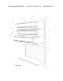 SECURITY SHELVING APPARATUS AND METHOD FOR SECURELY STORING AND/OR     DISPENSING RETAIL ARTICLES diagram and image