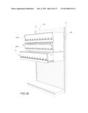 SECURITY SHELVING APPARATUS AND METHOD FOR SECURELY STORING AND/OR     DISPENSING RETAIL ARTICLES diagram and image