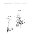 Interchangeable Scooter and Article Carrier System diagram and image