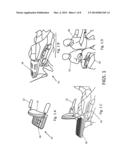 Easy to attach rear passenger backrest, arm rests and luggage rack device     for a motorcycle diagram and image