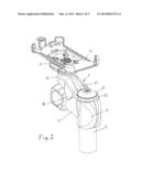 APPARATUS SUPPORT CONSOLE FOR MOBILE TELEPHONES OR SIMILAR APPARATUS ON     THE HANDLE BAR OF BIKES diagram and image