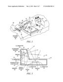 CHECKOUT SYSTEM FOR AND METHOD OF PREVENTING A CUSTOMER-OPERATED ACCESSORY     READER FACING A BAGGING AREA FROM IMAGING TARGETS ON PRODUCTS PASSED     THROUGH A CLERK-OPERATED WORKSTATION TO THE BAGGING AREA diagram and image