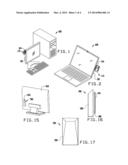 SYSTEM FOR ATTACHING ACCESSORIES TO A MONITOR diagram and image