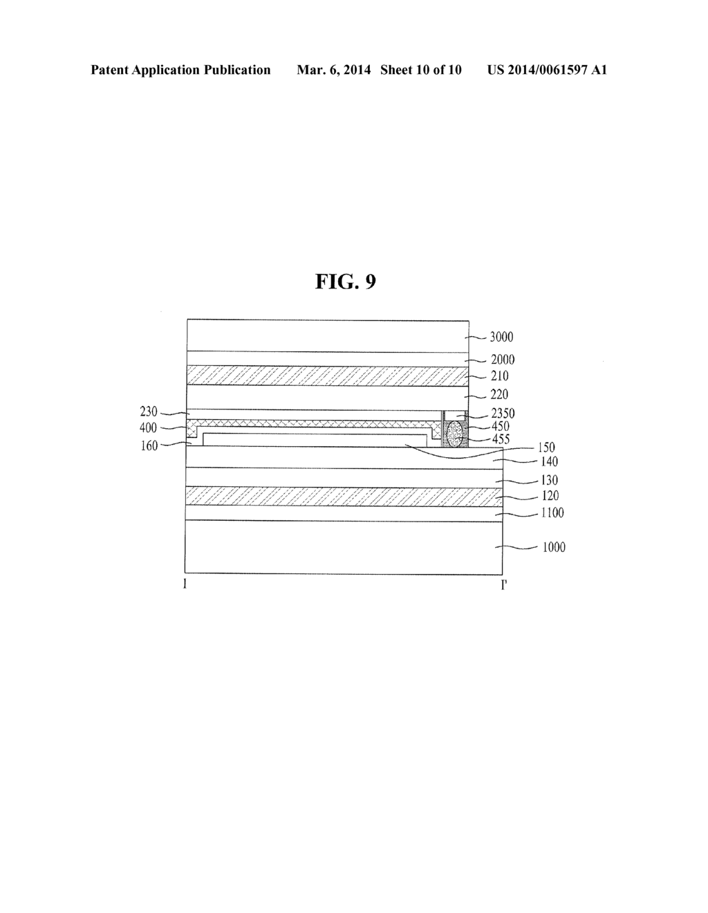 ORGANIC LIGHT EMITTING DISPLAY AND METHOD FOR MANUFACTURING THE SAME - diagram, schematic, and image 11