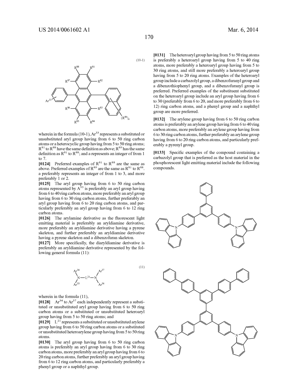 ORGANIC ELECTROLUMINESCENCE DEVICE - diagram, schematic, and image 171