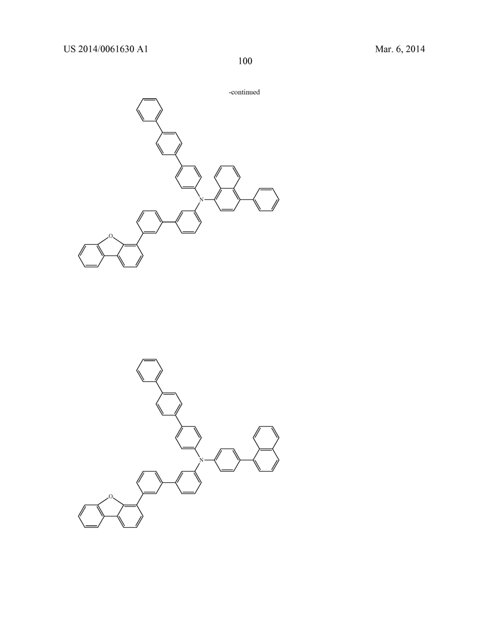 AROMATIC AMINE DERIVATIVE AND ORGANIC ELECTROLUMINESCENCE DEVICE - diagram, schematic, and image 101