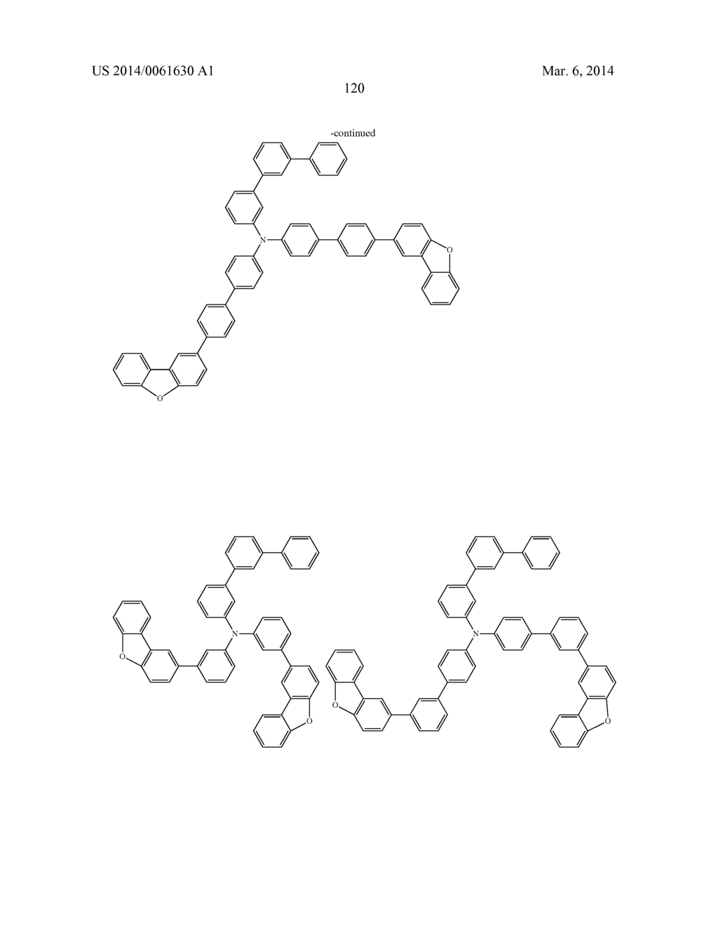 AROMATIC AMINE DERIVATIVE AND ORGANIC ELECTROLUMINESCENCE DEVICE - diagram, schematic, and image 121