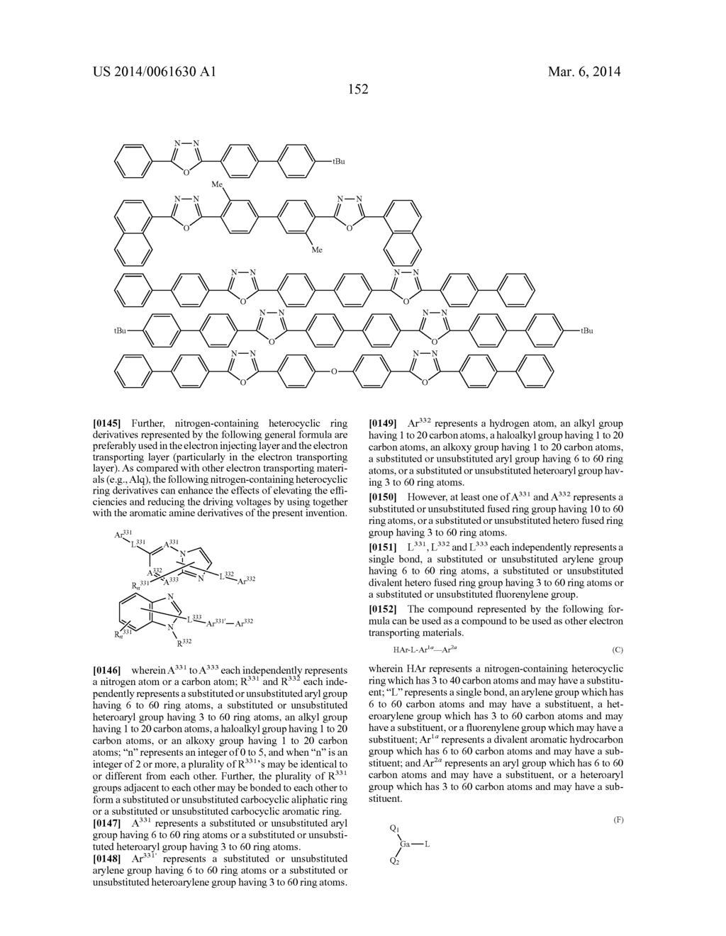 AROMATIC AMINE DERIVATIVE AND ORGANIC ELECTROLUMINESCENCE DEVICE - diagram, schematic, and image 153