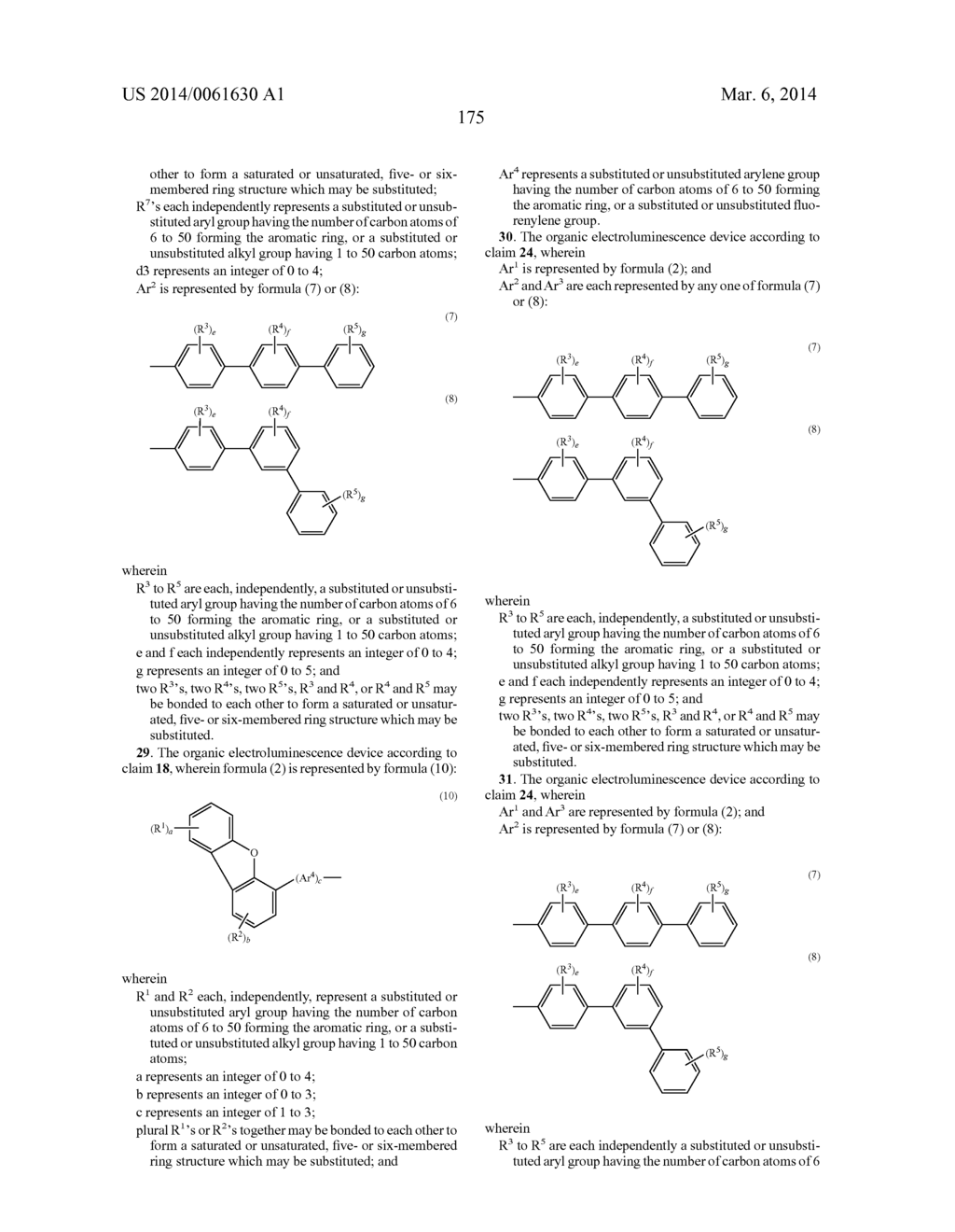 AROMATIC AMINE DERIVATIVE AND ORGANIC ELECTROLUMINESCENCE DEVICE - diagram, schematic, and image 176