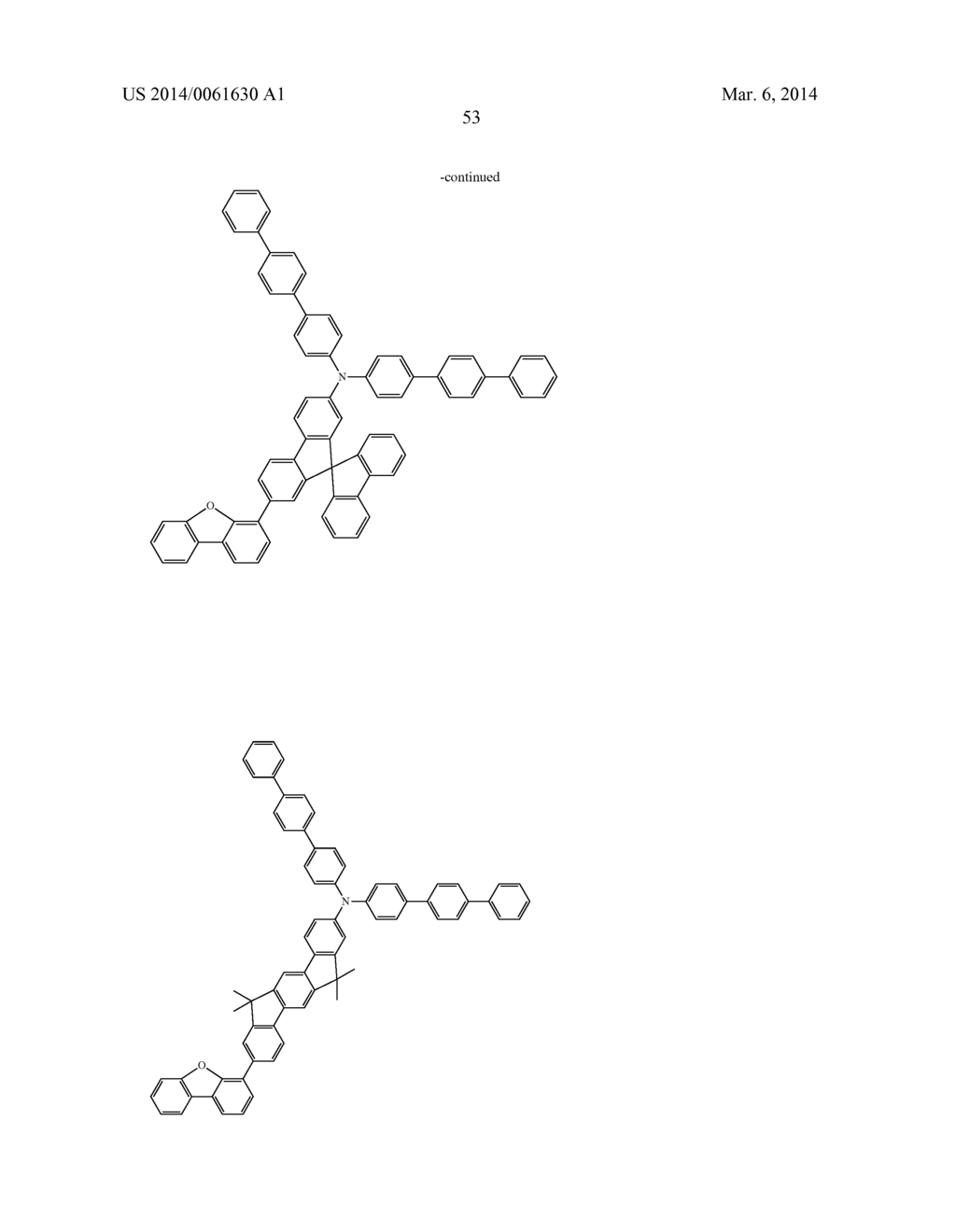 AROMATIC AMINE DERIVATIVE AND ORGANIC ELECTROLUMINESCENCE DEVICE - diagram, schematic, and image 54