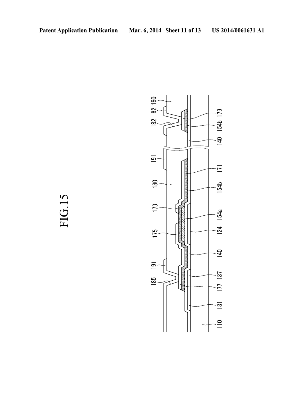 THIN FILM TRANSISTOR AND MANUFACTURING METHOD THEREOF - diagram, schematic, and image 12