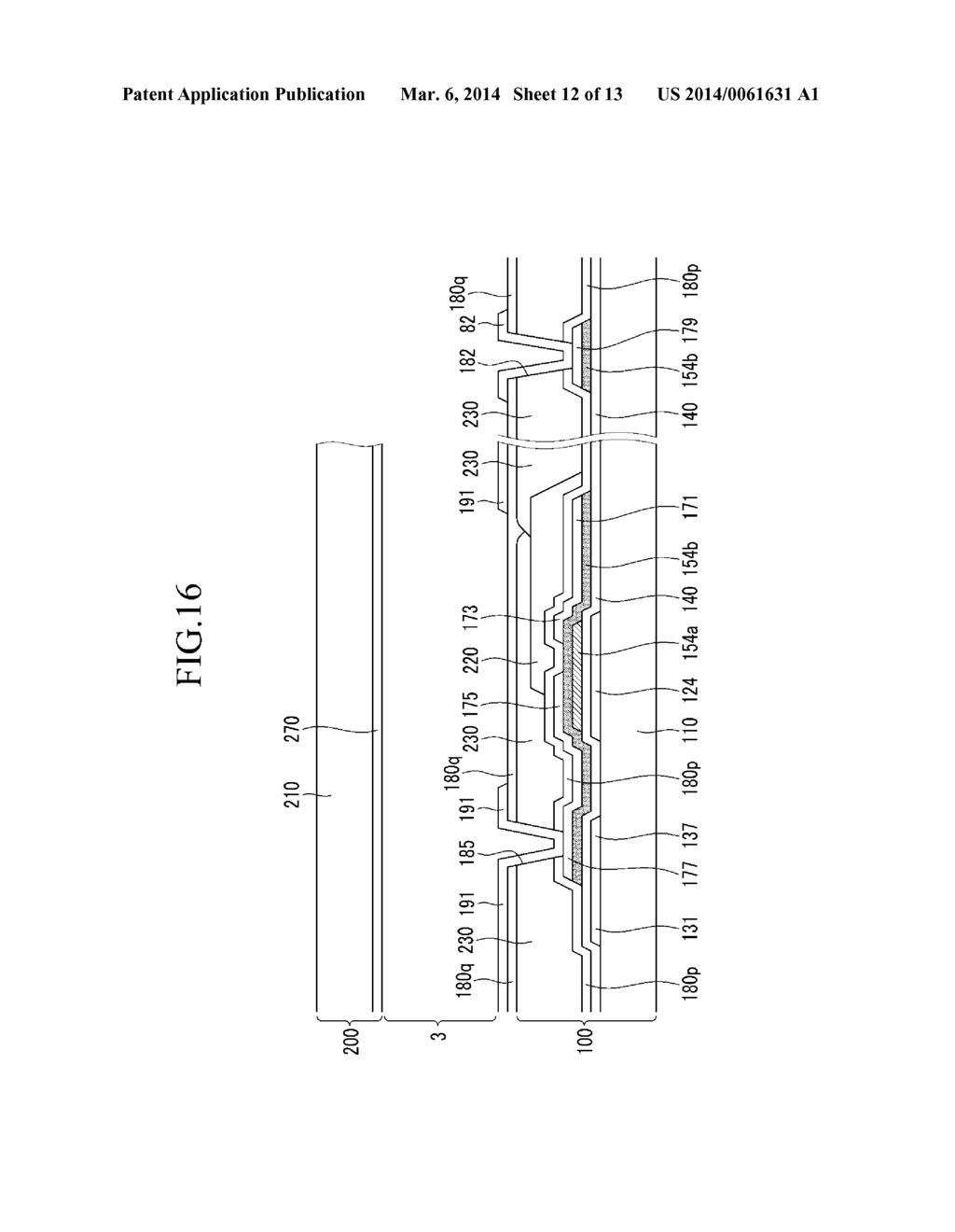 THIN FILM TRANSISTOR AND MANUFACTURING METHOD THEREOF - diagram, schematic, and image 13