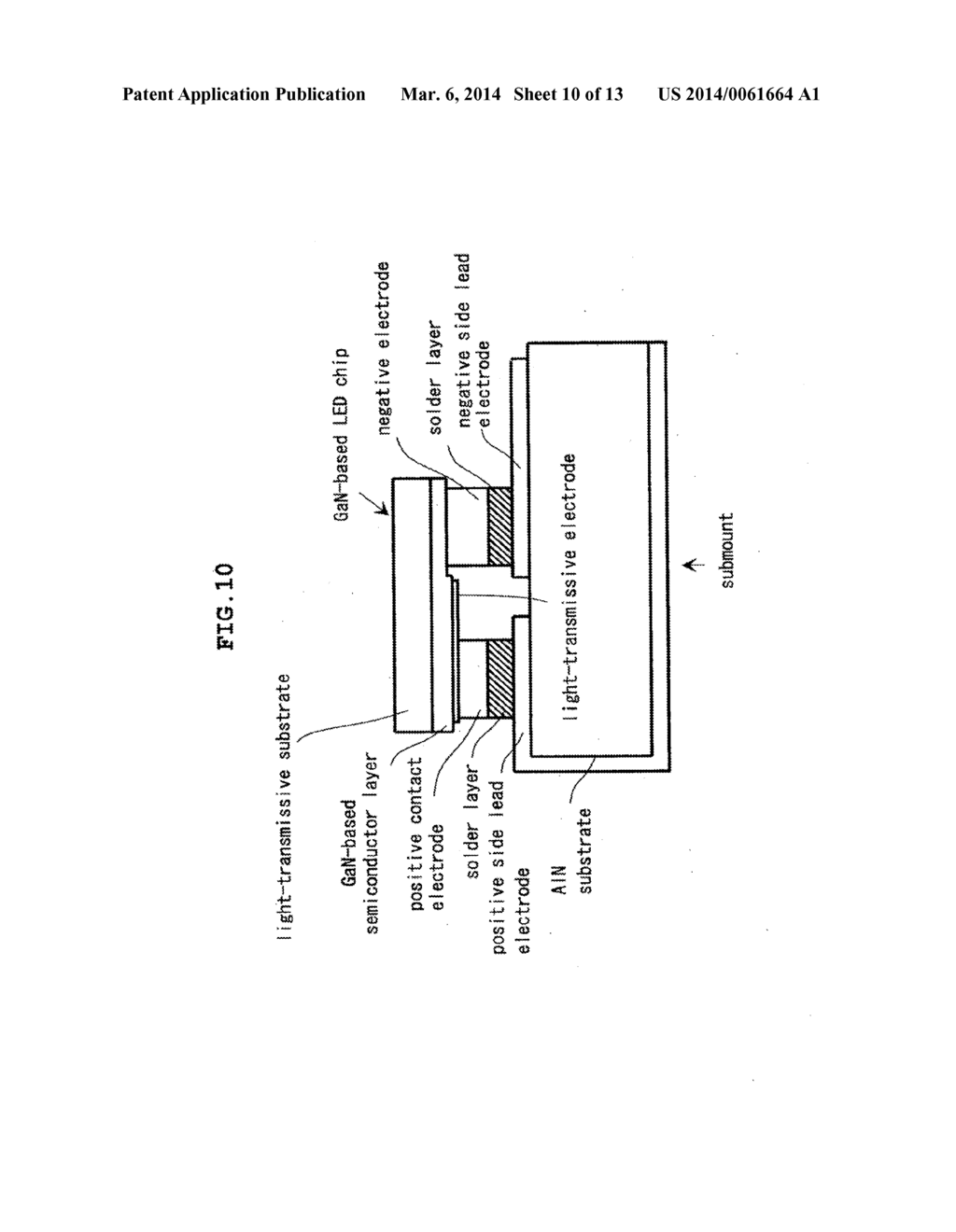 LIGHT EMITTING DEVICE USING GAN LED CHIP - diagram, schematic, and image 11