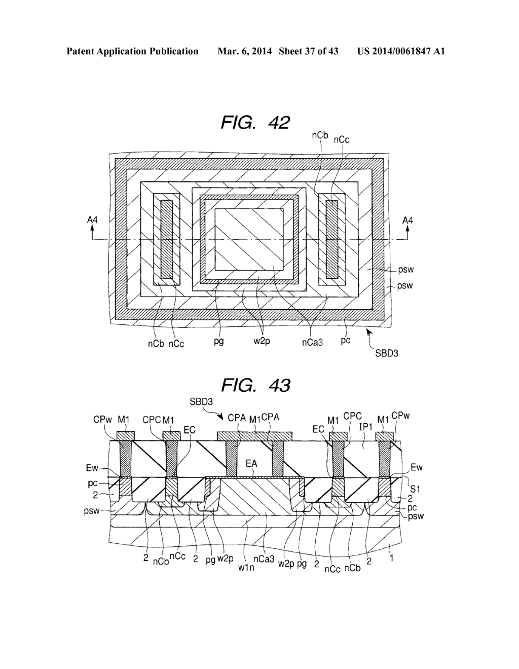 SEMICONDUCTOR DEVICE COMPRISING A SCHOTTKY  BARRIER DIODE - diagram, schematic, and image 38